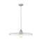 Z-Lite Paloma Pendant, 1-Light, 24 In.W x 6.75 In.H, Brushed Nickel/Clear 821P24-BN - alternate 5